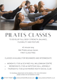 New Weekly Pilates Class with Beth starting 7th August in the Reading Room 