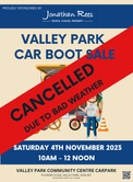 Valley Park Car Boot Sale - CANCELLED