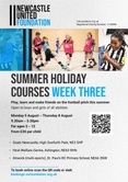 Newcastle United Foundation Summer Holiday Course - Week 3