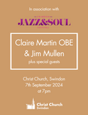 Claire Martin OBE and Jim Mullen Trio Concert