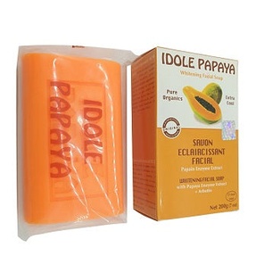 bath-time Idole Papaya Whitening Facial Soap 200 g x3