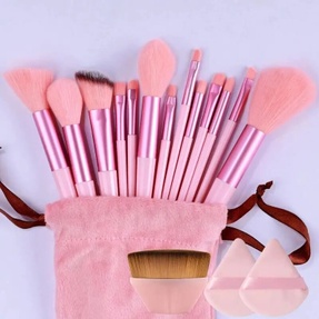 13pc makeup brush set