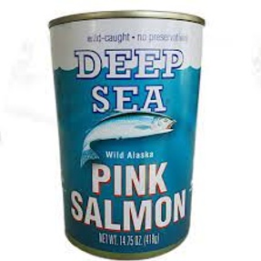Deep Sea Wild-caught Alaskan Pink Salmon 14.75 oz (418g)