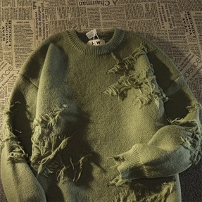 Ripped H.W men's sweater