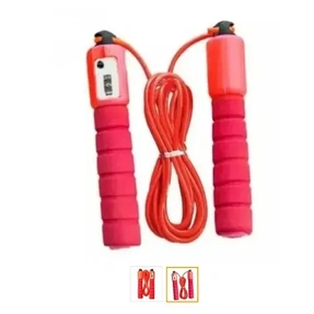 Fitness Multicolour Exercise Skipping Rope With Automatic Counter Meter