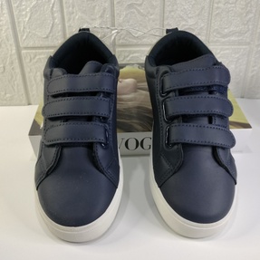 Anko Dark Blue Leather Sneakers for Older Kids