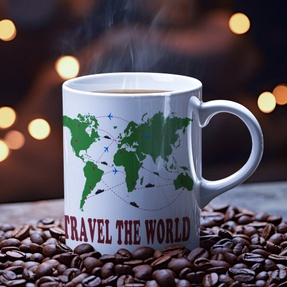 Travel The World Coffee Mug - 11oz