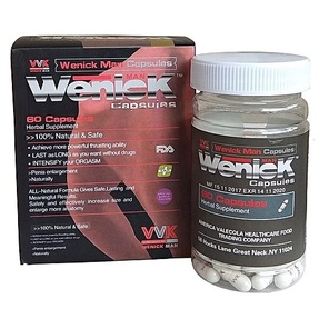 Wenick Man Penis Enlargement & Premature Ejaculation Capsules - 100mg x 60 Capsules