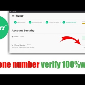 Fiverr Foreign Number