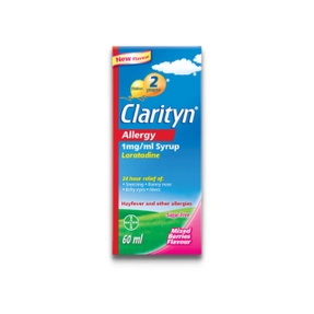 Clarityn Allergy 1mg/ml Syrup x 60ml/MSD