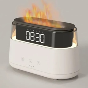 Flame Aroma diffuser Clock