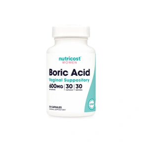 NUTRICOST BORIC ACID VAGINAL SUPPOSITORY *30