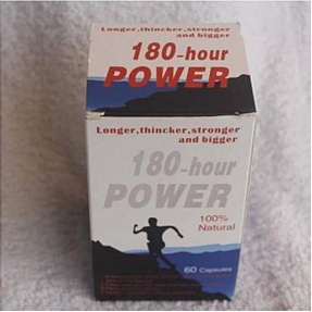 180-Hour Power Penis Enlargement Pills - 60 Capsules