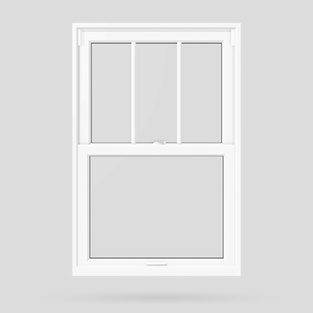 cottage style double hung window