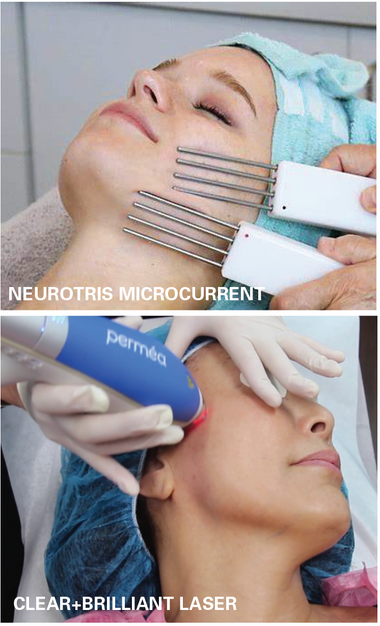 LASER RESURFACING AND MICROCURRENT