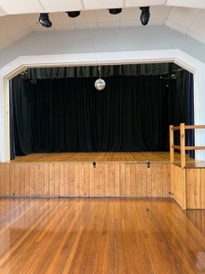 View to the stage