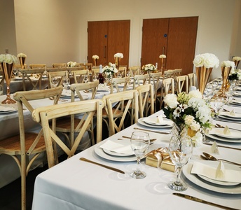 Reception Layout (hired chairs)
