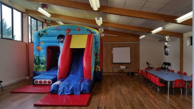 Bouncy Castle in main hall only