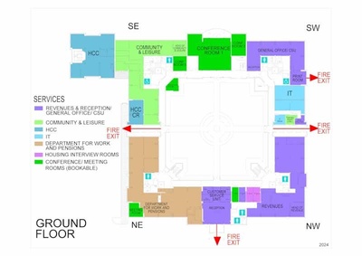 Beech Hurst Map Ground Floor