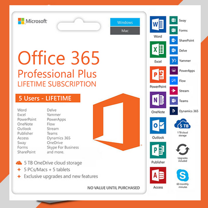 Office 365 Professional Plus 32/64 Bit - Licenza Microsoft