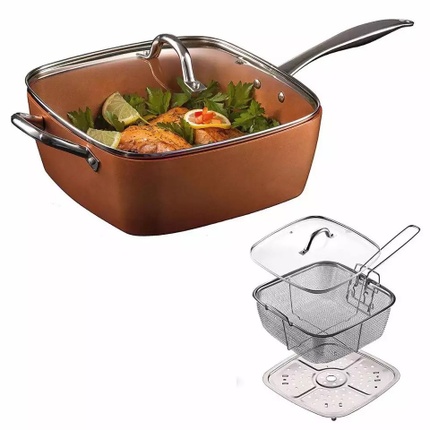 Non Stick Copper Square Pan