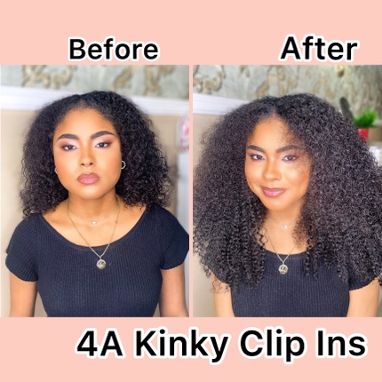 3B/4A Kinky Curly Clip Ins - All Things Savvy