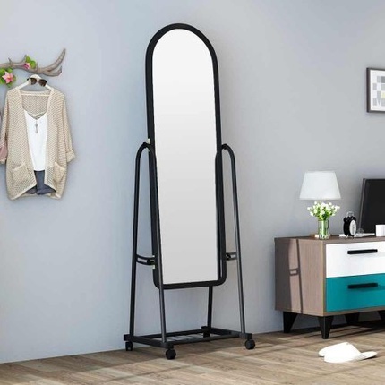 Standing shop dressing mirror