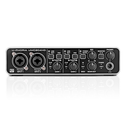 Behringer U-Phoria UMC204HD USB Audio Interface - Loyaltysounds