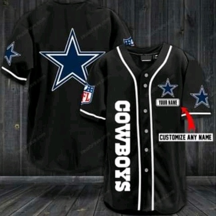 Dallas cowboys shop baseball style jersey