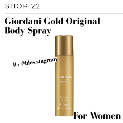 Body spray online giordani