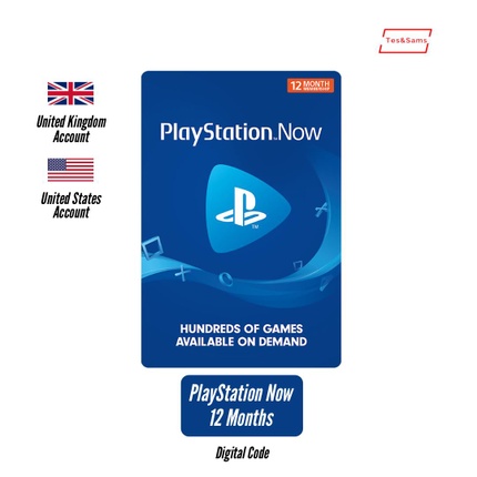 Playstation now 12 month outlet subscription digital code