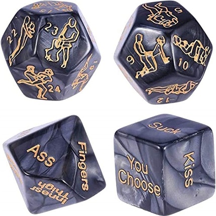 4 Piece Sex Dice Brb sex toys Nigeria Flutterwave Store