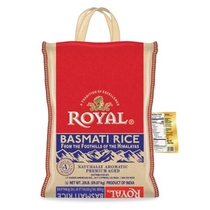 Royal Basmati Rice 20lbs - MIDALO SUPPLIES