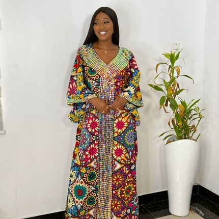 Stoned sale ankara dresses