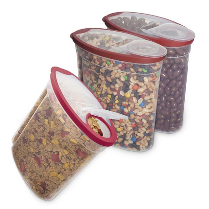 Rubbermaid® Cereal Keeper, 3 pk. (Assorted Colors) - Fukki
