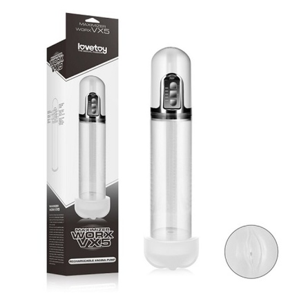 Lovetoy Maximizer Automatic Rechargeable Penis Pump WIth Vagina