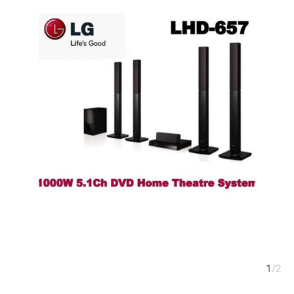 Lg 657 best sale home theatre