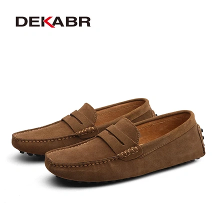 DEKABR Large Size 50 Men Loafers Soft Moccasins High Quality Spring Autumn  Genuine Leather Shoes Men Warm Flats Driving Shoes - JUST EXPRESS NG |  Flutterwave Store