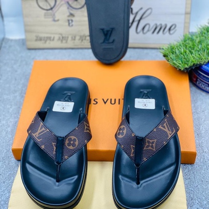 Louis Vuitton Pam Slippers – STUSHEXPRESS: Online market place for  electronics, cars, clothes, collectibles & more