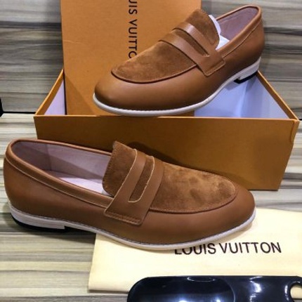 Louis Vuitton LV Voltaire Loafer new Brown Leather ref.212589 - Joli Closet
