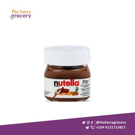 Nutella Hazelnut Chocolate Spread Mini Jars (25g) - The Fancy Grocery