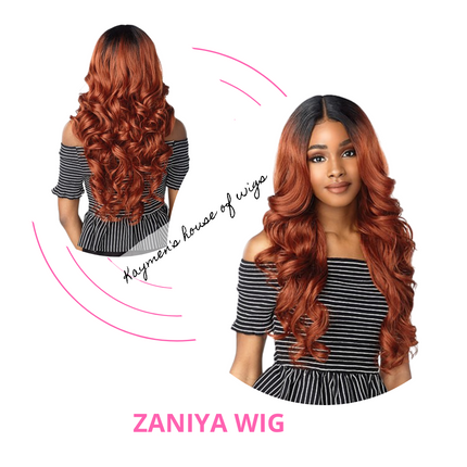 SENSATIONNEL EMPRESS SYNTHETIC LACE FRONT WIG ZANIYA kaymens