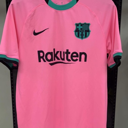 20/21 Barcelona Third Away Pink Soccer Jerseys Kit(Shirt+Short)