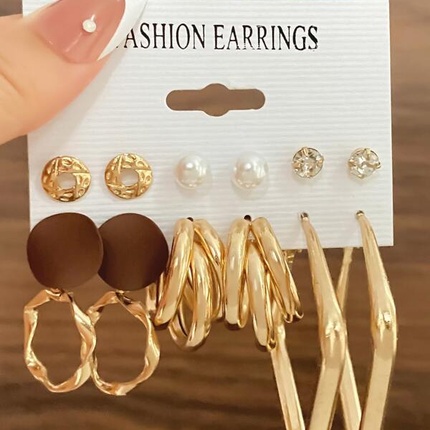 Pearl Decor Earrings 