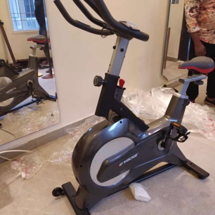 Commercial Big Spinning Bike With Meter - Folly B Sports Gym And