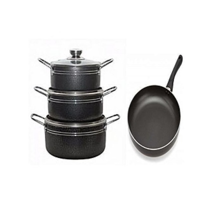 Maifanshi Non Stick Household Wok Frying Pan Cooking Pots Set