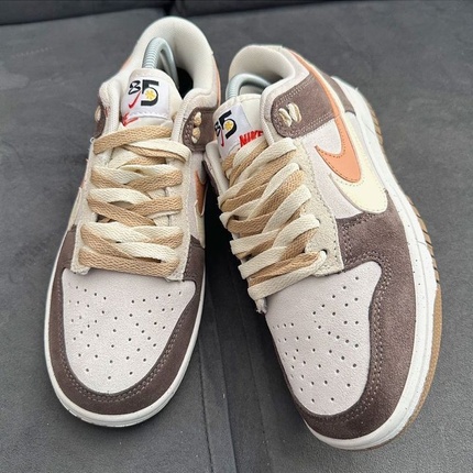 Nike SB Dunk Low Se '85th Anniversary- Chocolate Brown/Orange