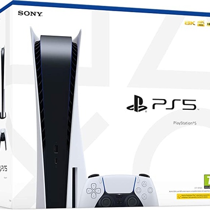 Sony PlayStation 5 Console (Ultra HD Blu-Ray Disc Drive Edition 
