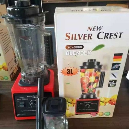 Silver Crest 8000watts Silver Crest, 3liter Heavy-Duty Commercial Blender -  my mall