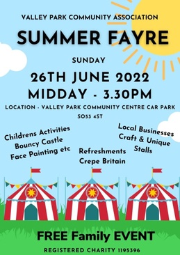 Valley Park Community Summer Fayre 26 June 2022
